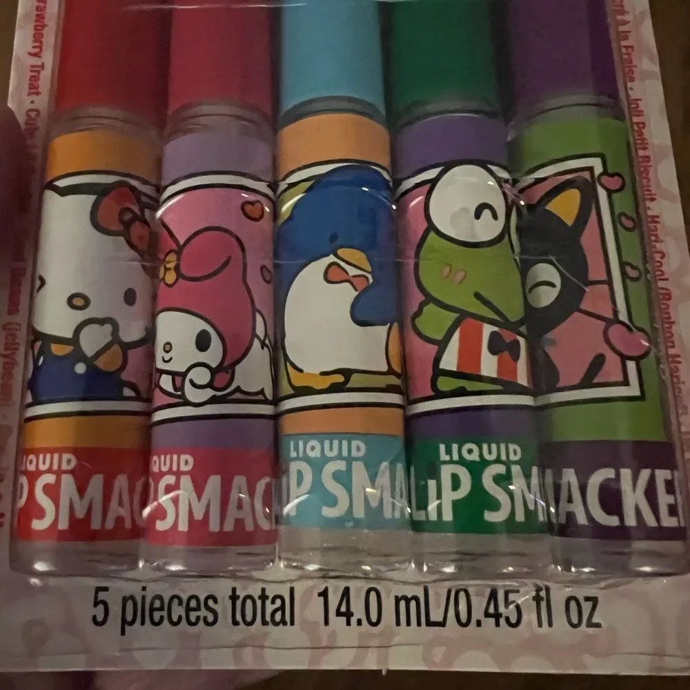 Lip Smacker Hello Kitty Liquid Lip Gloss Set - 50th Anniversary LIMITED EDITION